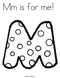 I am growing (january 2019 the scriptures teach me about heavenly father and jesus christ and how to return to them. Mm Is For Me Coloring Page Twisty Noodle