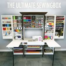 Sew Unbelievable Die Ultimate Sewingbox Kommt Nach Europa The Original Scrapbox Germany Nahschreibtisch Nahzimmer Organisation Nahschrank