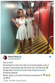 Nick hewer presents, susie dent is in dictionary corner, and rachel riley is in charge of the numbers. Rachel Riley Reveals Creepy Twin On 8 Out Of 10 Cats Does Countdown Christmas Special Irish Mirror Online