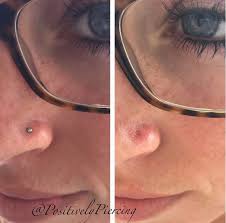 Nose Piercing Retainer With Piercing With Retainer Piercing Retainers Nose Piercing Nose Piercing Stud