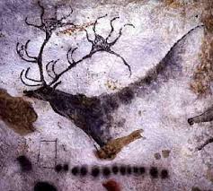 The Painted Gallery Of Lascaux France Is Filled With Colorful Renderings Of Animals And People Painted About 17 Neolithic Art Cave Paintings Paleolithic Art