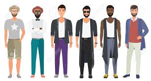 Claire's white and pink plaid shirt on modern family. Stylish Handsome Men Dressed In Modern Casual Fashion Male Style Royalty Free Cliparts Vectors And Stock Illustration Image 91467227