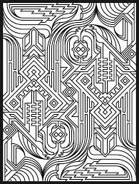 Make your own diy craft templates with coloring page art and transfer paper. 20 Free Printable Art Deco Patterns Coloring Pages For Adults Everfreecoloring Com