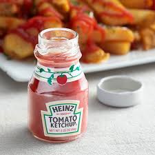 Bottle of heinz tomato ketchup. Heinz Ketchup Mini Bottle 2 25 Oz 60 Case