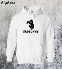Playboy bunny spray paint missguided hoodie sweatshirt oversized dress fleece 14. Billie Eilish Playboy Sad Bunny Hoodie