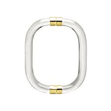 Bright brass shower door handle set this is a set of 1 inside and 1 outside bright this is a set of 1 inside and 1 outside bright brass shower door handle that are popular in the north east. Acrylic Pull Handles