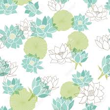 Seamless luxury ornamental background red damask seamless floral pattern. Elegant Modern Waterlilies Or Lotus Flowers On Transparent Leaves Royalty Free Cliparts Vectors And Stock Illustration Image 123519009
