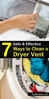 Use hose extensions, if available, to vacuum out as much of the duct as you can. 7 Safe Effective Ways To Clean A Dryer Vent