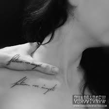 Schrift Typographie Tattoo Studio Munchen Chaos Crew Tatowierer Munchen