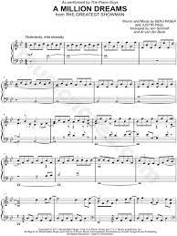 Barnum] 'cause every night i lie in bed the brightest colors fill my head a million dreams are keeping me awake a million dreams, a million dreams i think of what the world could be a vision of the one i. The Piano Guys A Million Dreams Sheet Music Piano Solo In Bb Major Transposable Download Print Sku Mn0183215