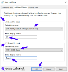 You said display them in utc on the client if i show the date and time in utc format in the client then some confusion may occur. How To Add Additional Time Zone Clocks On Windows 10 Easytutorial