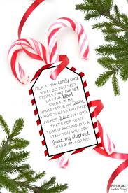 I created a graphic using the candy cane legend poem. The Legend Of Candy Cane Poem Free Christmas Printable Gift Tag