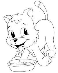 Gatos Tiernos Para Pintar Imagui Dibujos De Animales Animales Para Pintar Dibujos