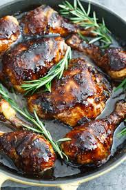 Fig And Rosemary Glazed Skillet Chicken Cast Iron Skillet Chicken