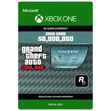 Grand Theft Auto Online 8 000 000 Cash Card Digital Download Xbox One Xbox One Cash Card Grand Theft Auto