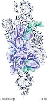 Maybe you would like to learn more about one of these? Bol Com Temporary Tattoo Tijdelijke Tattoo Fake Tattoo Bloemen Met Mandala Tekening