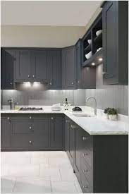 This kitchen is ideal if you are looking for a grey gloss kitchen with a contemporary look and feel. 75 Dark Grey Shaker Style Kitchen Ideas 7 Myhomeorganic Kitchencabinetideas Darkgreycolor Ki Grey Kitchen Designs Dark Grey Kitchen Cabinets Grey Kitchens