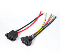 2+6 Female Socket Battery Discharge Socket Charging Block with Cord Signal  Pin | eBay