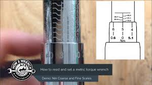 See full list on wikihow.com How To Use The Newton Meter Scale On A Torque Wrench Reading Nm And Setting The Coarse Fine Scales Youtube