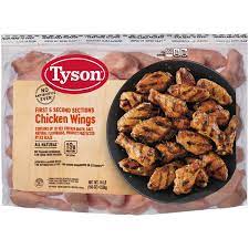 Smoked chicken wingsbuffalo chicken wingschicken wings 2.0: Tyson Chicken Wing Sections 10 Lb Frozen 10 Lb Instacart