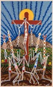 Indigenous Jesus Australian Aboriginal Artist Greg Weatherby Aboriginal Artists Easter Art Christian Art