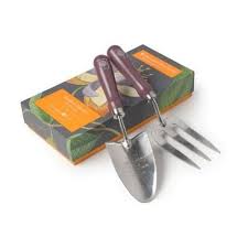 Burgon Ball Passiflora Fork And Trowel Set Garden Trowel Trowel Garden Tools