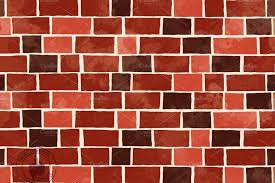 Red Brick Wall Red Brick Walls Red Bricks Cartoon Styles