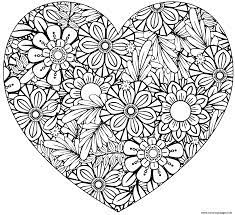 For once, it works without needing any command from our brain. Heart With Floral Pattern Valentines Day Adult Coloring Pages Printable