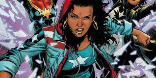 She is looking quite nervous at being in the presence of all these heroes. America Chavez How The Young Avenger Crashed Into The Marvel Universe