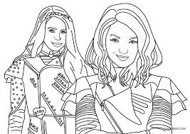 Dibujos Para Colorear De Los Descendientes