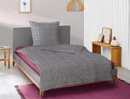 Bettwasche Luna 8140 Irisette Mit Hahnentrittmuster Online Kaufen Otto