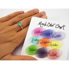 Colour Chart For Mood Rings Mood Ring Colours And What They