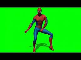 Spiderman Dancing Green Screen Royalty Free Youtube Spiderman Dancing Greenscreen Green Screen Video Backgrounds