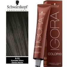 La preparación que necesites variará según el color inicial de tu cabello. Igora Color 10 Castano Claro Ceniza Humo 5 12 Schwarzkopf