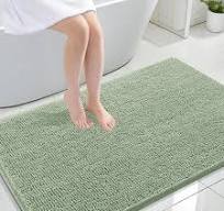 Amazon.com: OLANLY Bathroom Rugs 44x32, Extra Soft Absorbent Chenille Bath  Rugs, Rubber Backing Quick Dry, Machine Washable Bath Mats for Bathroom ...