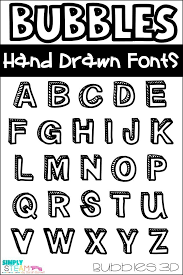 Fonts Bubbles Fonts Commercial License A Growing Bundle Cute Fonts Hand Drawn Fonts Lettering