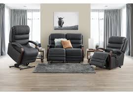 Ballamy Fabric 3 Piece Recliner Suite Amart Furniture Furniture Offers Eames Lounge Chair New Furniture