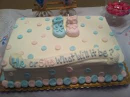 Gender Reveal Cake Fete Bebe Fete