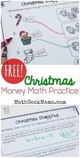 Christmas Shopping Money Math Worksheets Free Money Math Money Word Problems Free Math Resources
