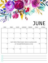Printable june 2021 templates are available in editable word, excel, pdf & page format. Free Printable Calendar 2020 In Most Beautiful Florals