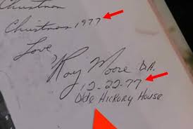 Image result for judge moore and the year book