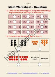 counting worksheet for class 1 and ukg math elearnbuzz