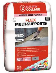 Laine de verre, laine de roche,chauffage, traitement de l'air, des. Mortier Colle Flex Multisupport C2e 25 Kg Brico Depot