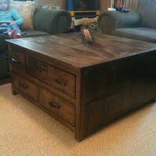Coffee Table With Storage Drawers Diy Storage Coffee Table Large Square Coffee Table Coffee Table Wood