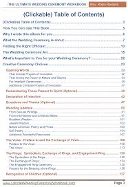 the ultimate wedding ceremony workbook