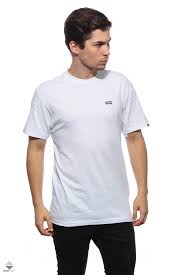 Vans Left Chest Logo T Shirt White
