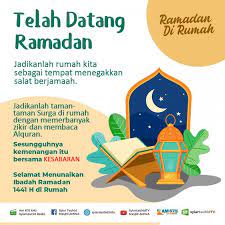 Selamat menunaikan puasa arafah, dan selamat menyambut iedul adha. Selamat Menunaikan Ibadah Ramadan Di Rumah