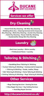 Ducane Dry Cleaning Services In London Dry Cleaning Services Dry Cleaners Cleaner Service