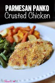Place breaded chicken in a single layer on the prepared baking. Crunchy Panko Chicken With Parmesan Fivehearthome