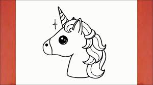 17 Adorable Dessin Kawaii A Colorier Licorne Pictures Di 2020 Kawaii Menggambar Kepala Lukisan Bunga Matahari